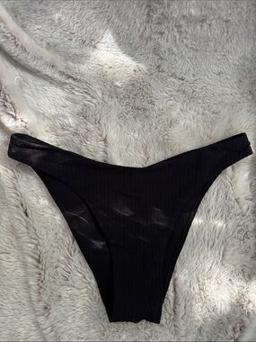 Black lululemon Ribbed Bikini Bottom